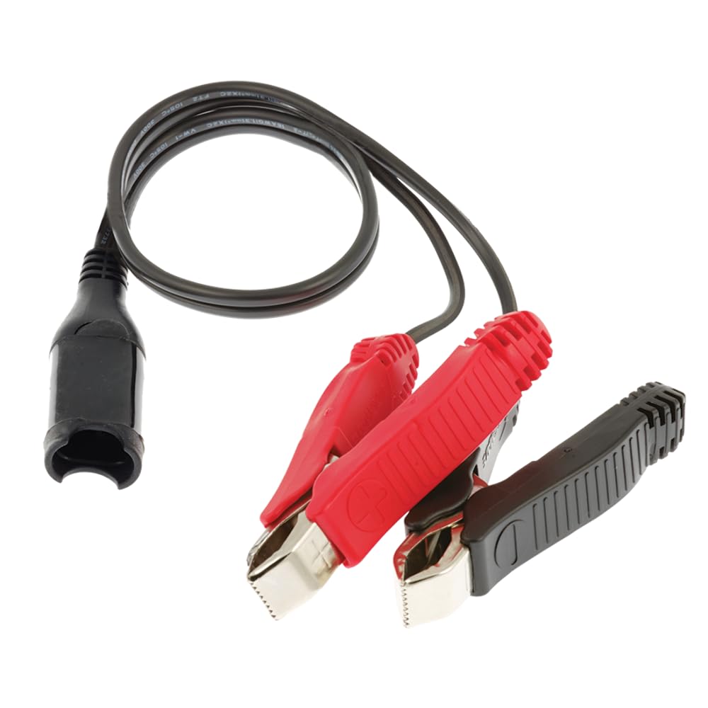 Optimate Charger Connector With Clamps O04 For Motorcycle Parts Accessories