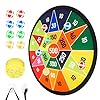 BELLOCHIDDO 14″ Dart Board for Kids, Dart Game for 3 4 5 6 7 8 9 10 Years Old Boys & Girls with 8 Sticky Balls, Kids Toys, Indoor Outdoor Party Games Toys, Birthday for Toddlers