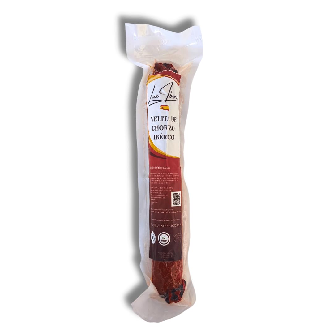 Chorizo IBÉRICO de Velita 250g Vela Fuet Gourmet Vacío