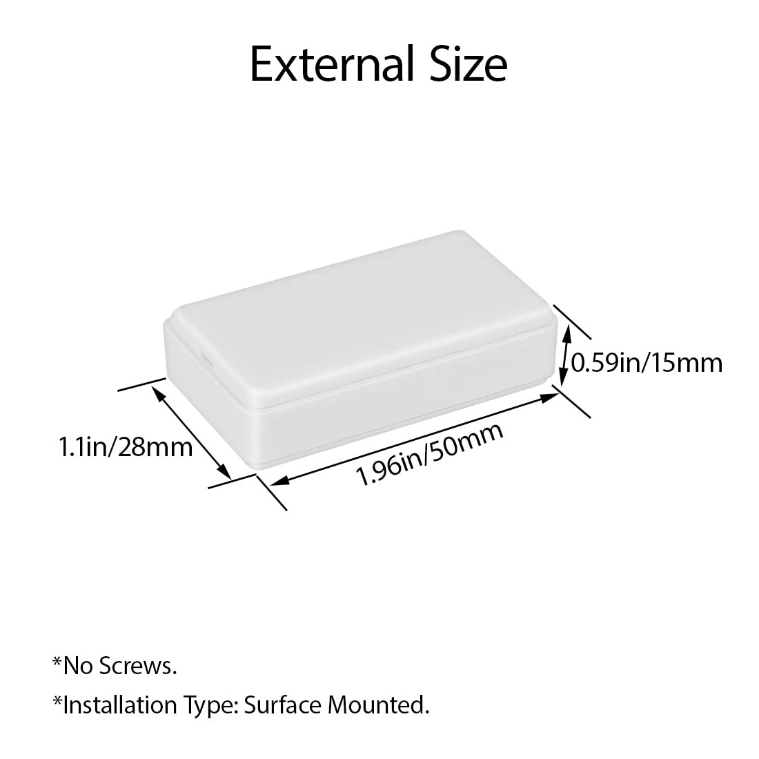 Small Project Boxes - ABS Plastic Electrical Cases -3