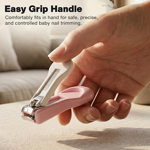 Image of Baybee Baby Nail Clipper with Skin Guard, Safety Nail Cutter for New Born Babies Infant Toddler, Manicure Pedicure Care | Baby Nail Cutter Clipper Care | Nail Clipper for New Born Baby (Pack of 2)