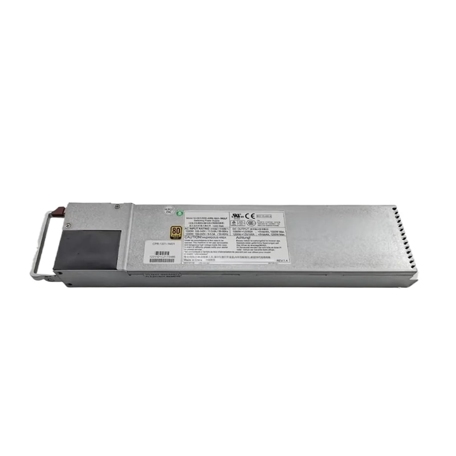 NACODLUL Power Supply 1200W CPR-1221-1M21 Power Supply CPR-1221-1M2LF