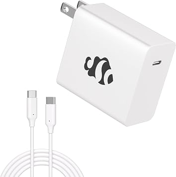 NIMO Mac Book Pro Charger-100W GaN USB C Charger Fast Charger Compatible with MacBook pro/Air, NIMO Laptops, Samsung Galaxy, iPad Pro and More, Includes 6.6FT USB C Cable