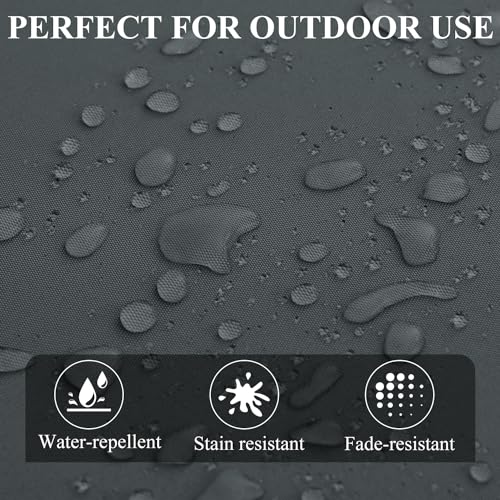 Qirroboni QI-CP001 Outdoor Chair Cushion Set Of 4, Waterproof Round Corner Seat Cushions For Patio Furniture thumb #3