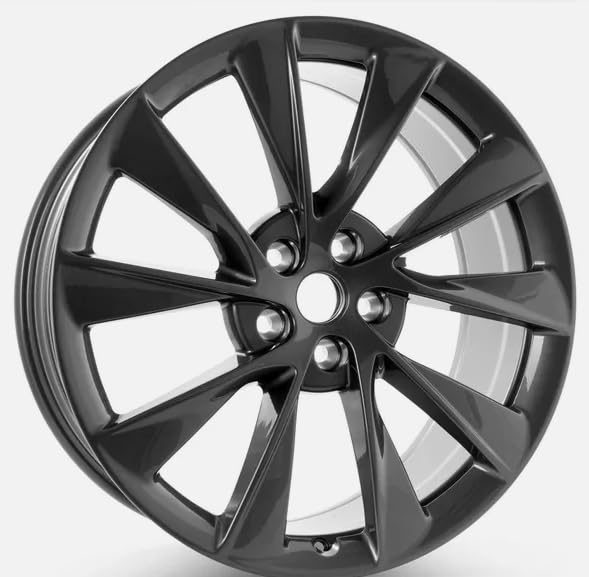 New 21" x 8.5" Replacement Front Wheel for Tesla Model S 2020 Rim 96249, ALY96249U30N One piece (1)