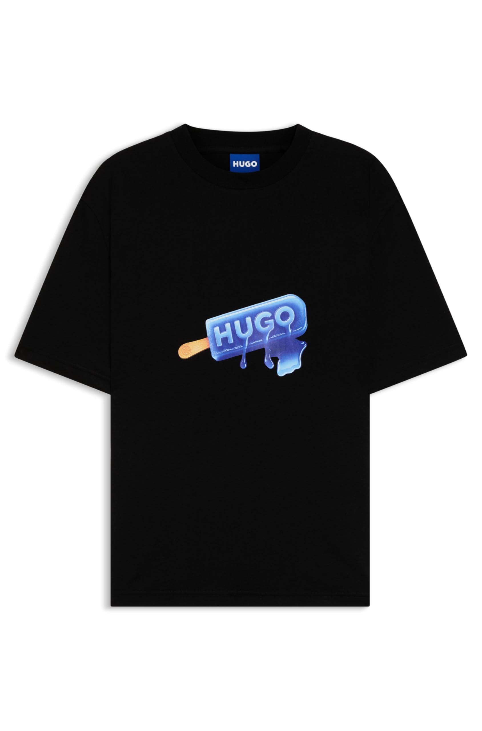 Hugo Men's Black 001 T-Shirt, Xxl