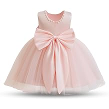NNJXD Baby Girl Birthday Party Tutu Gown Bowknot Toddler Girls Pageant Princess Tulle Wedding Gown