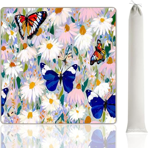 Tapete Mahjong 33x33 pulgadas con bolsa antideslizante