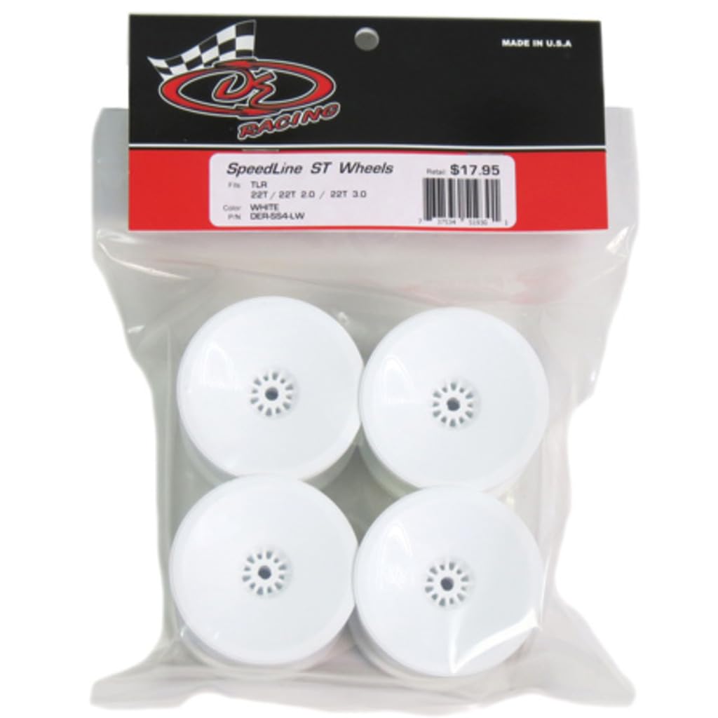 Speedline ST Wheels-TLR 22T White/4pcs SS4LW