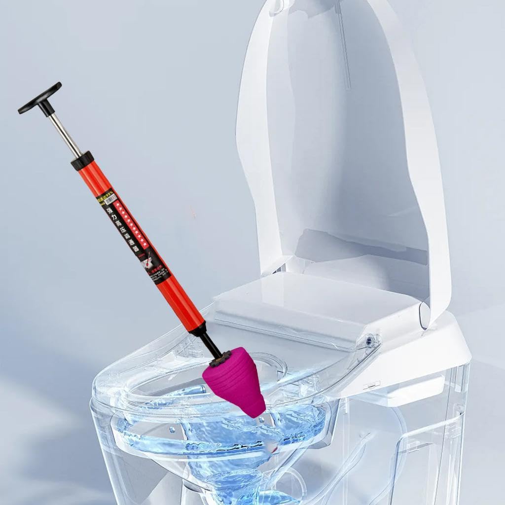 Déboucheur de Toilettes, Déboucheur de Chasse D'eau, Déboucheur de Canalisations Puissant, Air Haute Pression pour Canalisations Bouchées