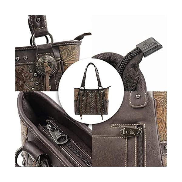 Montana West Leather Tote Bag Sugar Skull Handbag Shoulder Bag For Women ABZ-G017WCF