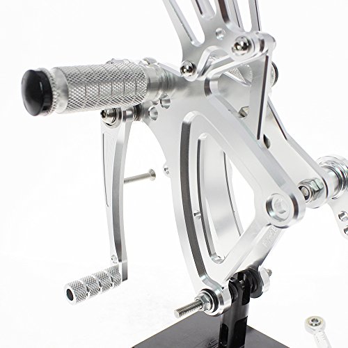 Commandes reculées moto CNC en alu réglables pour CBR500R et CB500F