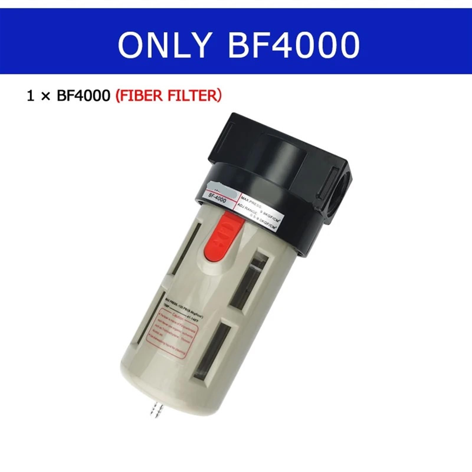 BF4000 1/2 cala filtr do elementów pneumatycznych do uzdatniania powietrza separator oleju i wody filtr sprężarki powietrza 1 szt. (Only BF4000)