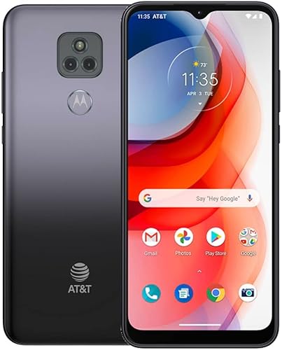 Moto G Play 2021 (32GB, 3GB) 6.5 pulgadas HD, Octa-core Snapdragon 460, batería para todo el día, 4G LTE GSM AT&T desbloqueado (T-Mobile, Metro,