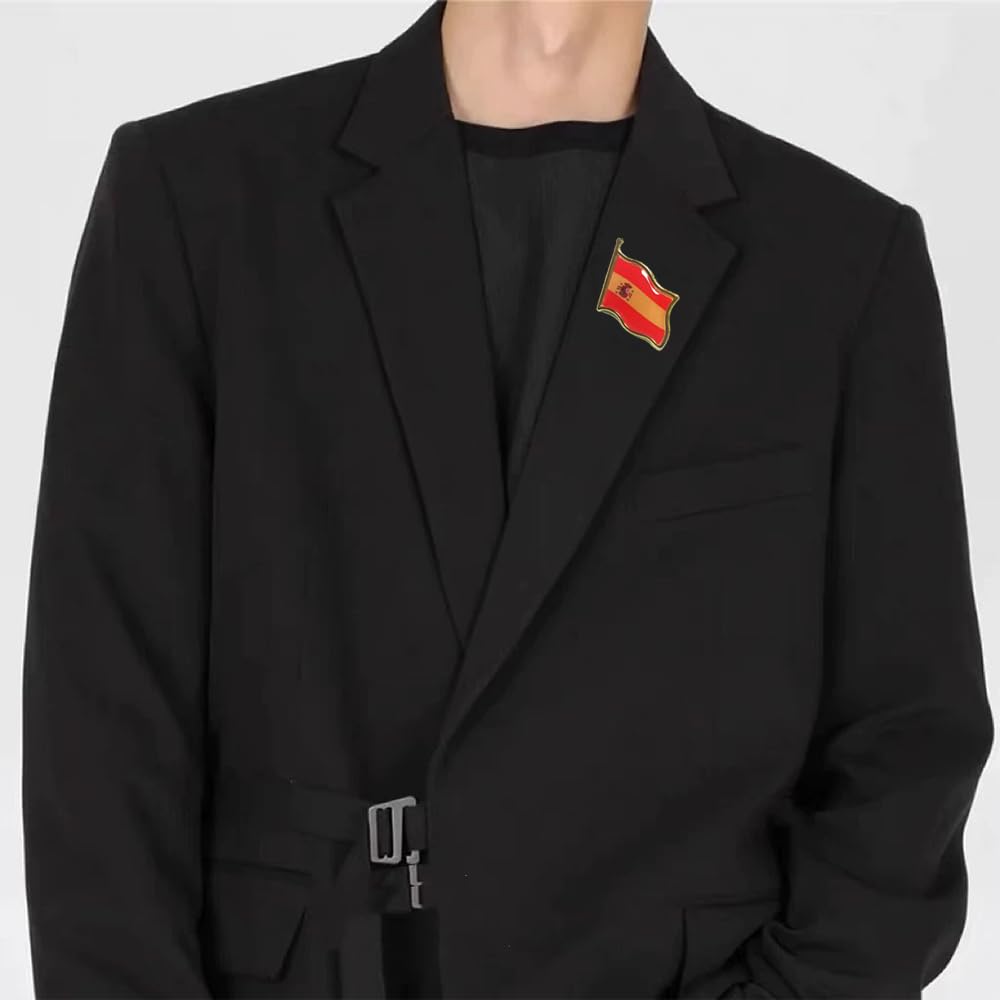 Bandera de España Pin Badge Metal Esmalte Broche Español 10 Piezas