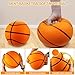NEREIDS NET Silent Basketball, Soft Foam Indoor Basketball Size 3 5 7, Soundless Basketball for Quiet Dribbling and Indoor Training, Indoor Foam Basketball Gift for Youth Orange Size 5 (21cm)