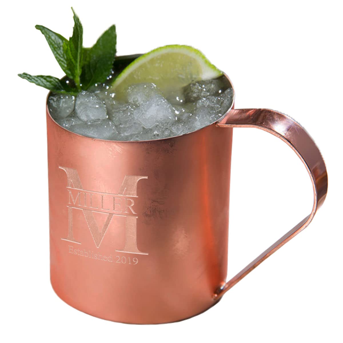 Sofia's Findings Personalized Monogram 14oz. Copper Moscow Mule Mug