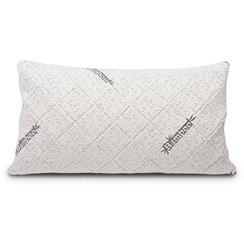 Comfort & Relax Shredded Bamboo Memory Foam Pillow for Neck Support with Free