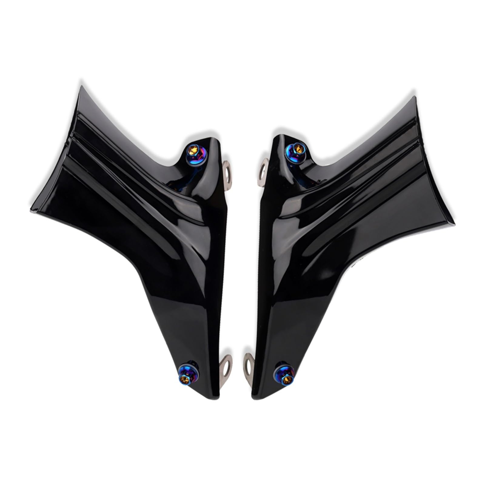 Motocicletta Aerodinamica Winglet Kit Per Triumph Per Daytona Per Moto2 765 675 675R ABS Per Thruxton Per 1200R 1200RS Moto Pinza Freno Condotto Raffreddamento Ad Aria(Style-3)