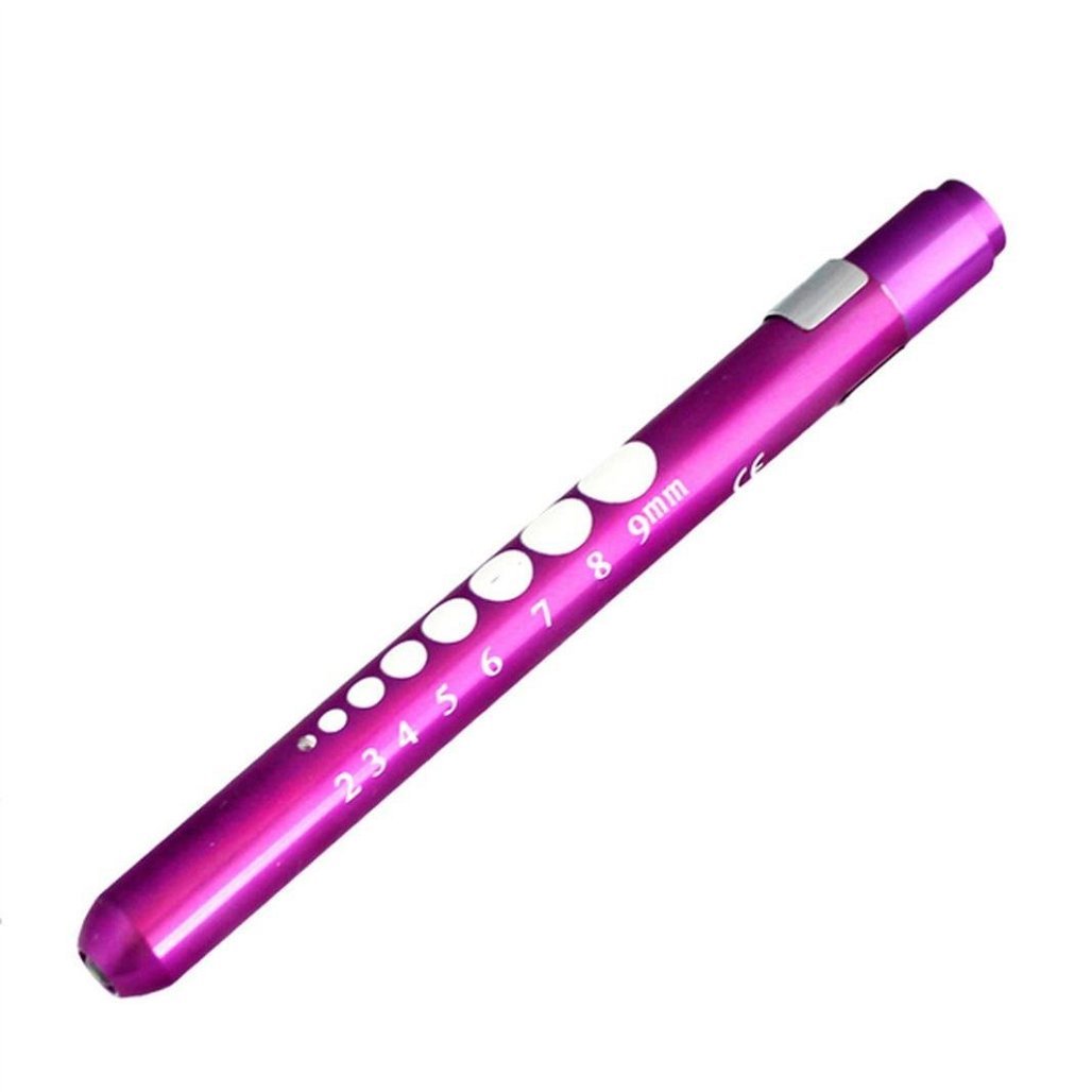 Gemini_mall Doctor Nurse Penlight Pen Light Flashlight Torch Pen EMT Emergency Medical First Aid Purple