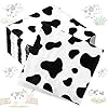 Chengu 100 pieces cow print napkins 2 layers cow print party supplies farm animal napkins for animal themed birthday party western 5 x 5 inches  urban country home decor