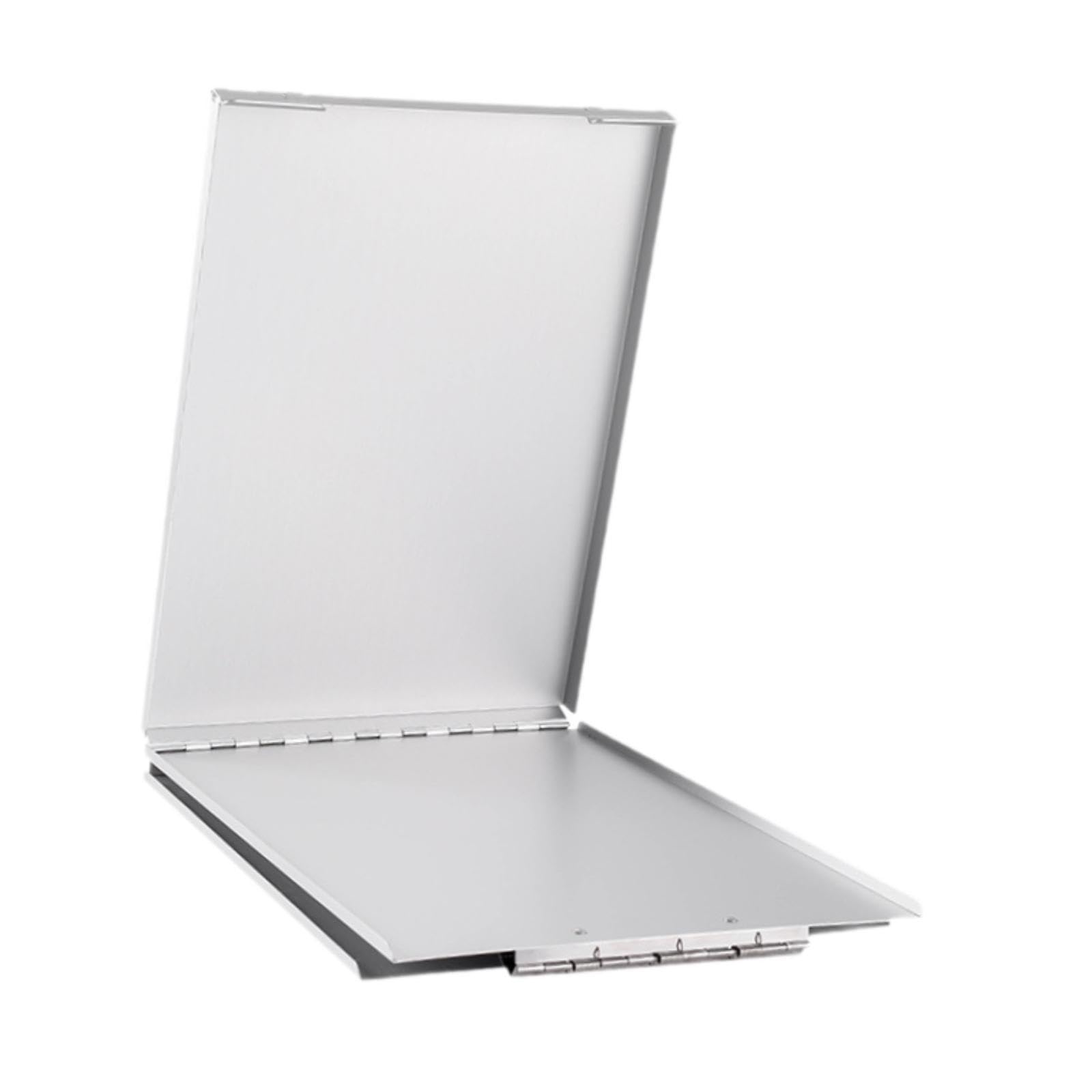 predolo Portapapeles metálico resistente para, tamaño carta, portátil, para cafetería, profesor o restaurante. Portapapeles aluminio para