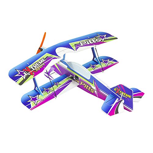 Avión RC micro foamy de 4CH, un biplano DW Pitts de 450mm para disfrutar volando donde quieras 3