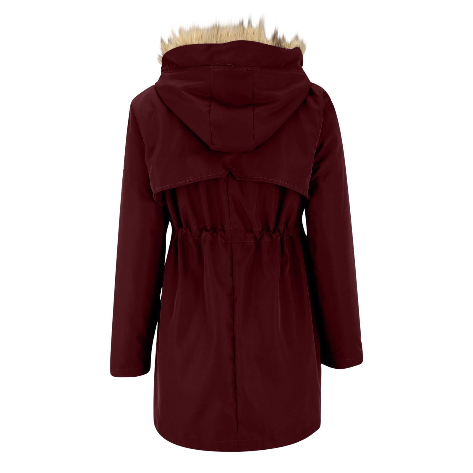 NSICBMNO Umstandsjacken für Damen, Babytragejacke, 3-in-1-Fleece, Reißverschluss, Känguru, Umstands-Kapuzenpullover, warme Winterjacken, Fleece-gefütterter Mantel, Schwangerschaftsjacke, Winterparka