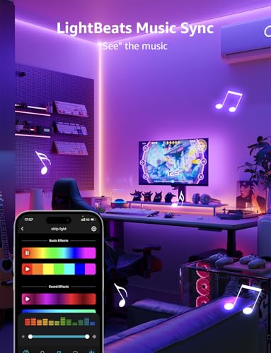 Lepro Bundle – 2 Items: Cinta LED Inteligente AI RGB 10 m miniatura 7