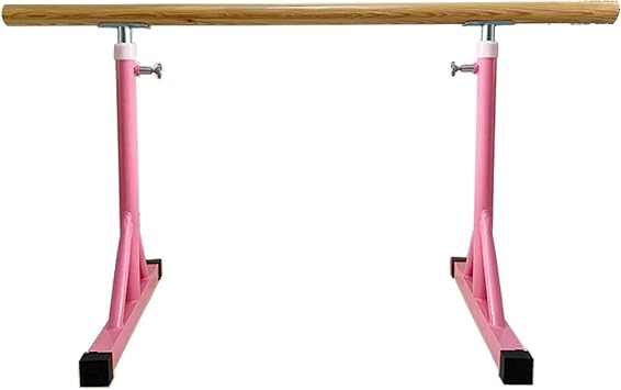 Ballet Barre, Portable Home Ballet Barre, Unique Adjustable Dance bar, Suitable for Stretching and Exercise, Pink 1 Meter,Pink-1 m