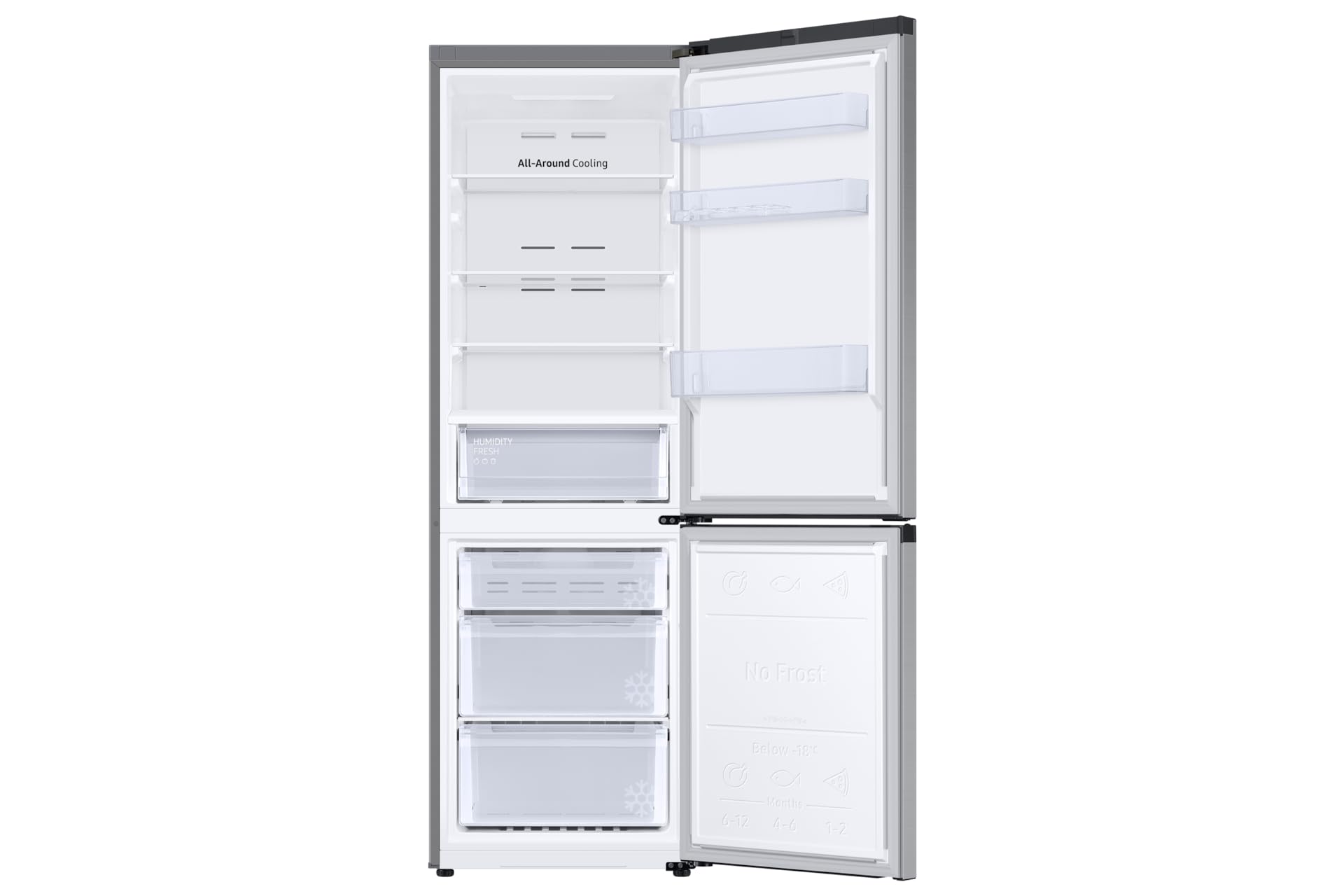Samsung Réfrigérateur Combiné 344L Inox - RB34C600DSA/EF
