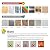 12 Pcs (6x6 in) Decorative Tile Stickers,Peel and Stick Wallcovering Self-Adhesive Waterproof Vinyl Tile Stickers for Kitchen Living Room Floor