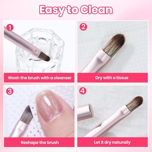 Image of Beetles Nail Art Brush for Builder Double-Ended Gel Nail Art Design Pen