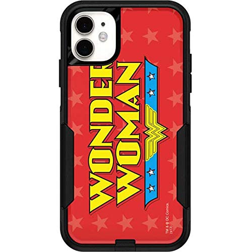 Skinit Decal Skin Compatible with OtterBox Commuter iPhone 11 - Officially Licensed Warner Bros Wonder Woman Logo Design