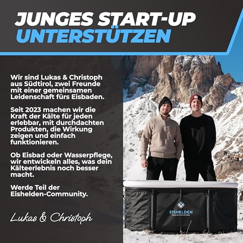 Eishelden Eisbad Wasserpflege – Für klares & hygienisch gepflegtes Wasser, ideal für Eistonne, Pools &...