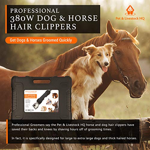 Professional Dog Grooming Clippers for Thick Coats - Dog Shears Heavy Duty Hair Kit - Large Dog Shaver Set - Pet Trimmer… - Image 2