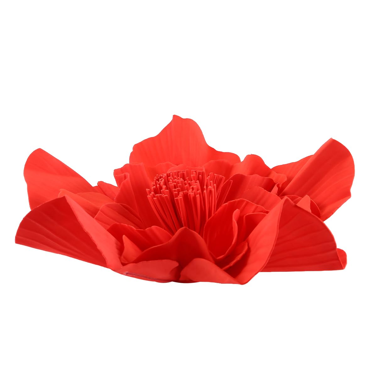 Blumen-Fascinator, Große Hüte Für Frauen, Großes Stirnband, Kostüm, Kopfbedeckung, Blumen-Fascinator Für Party, Kirche, Hochzeit, Cocktail, Rot