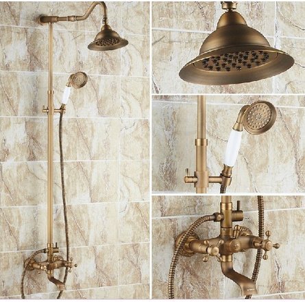 Mitigeur de douche en laiton contre les fuites et le calcaire
