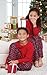 PajamaGram Christmas Pajamas For Family, Stewart Plaid, Women's SM Red