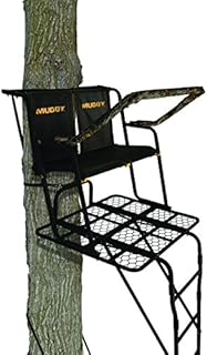 Muddy Partner 2-Man Ladderstand, Black, One Size