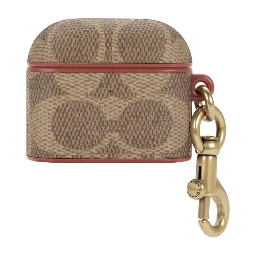 【正規品】コーチ COACH AirPodsケース ケース キャンバス ワイヤレス イヤーバッド ケース シグネチャー キャンバス