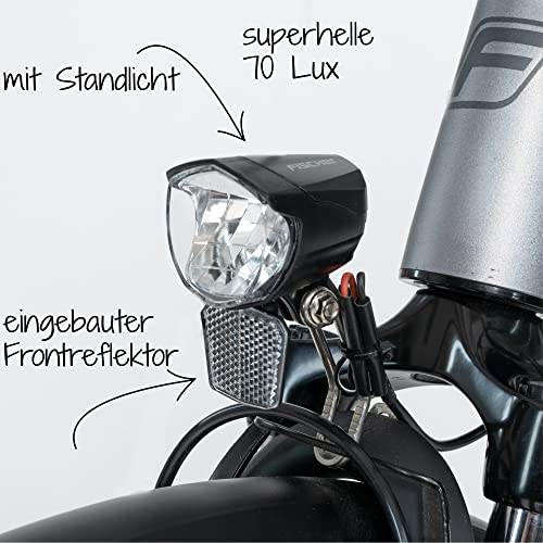 FISCHER Dynamo LED Front Light 70 Lux