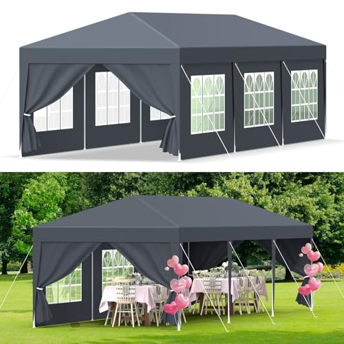 Versatile e ideale per ogni evento: che si tratti di un matrimonio, una gita in campeggio o una grigliata in giardino, questa tenda per feste è la soluzione perfetta per ogni occasione. Con i suoi pannelli laterali rimovibili e le porte con cerniera, è possibile personalizzare la tenda e creare un'atmosfera accogliente e privata. L'ampio e spazioso interno può contenere tutto, dai tavoli per banchetti alle piste da ballo, rendendolo la scelta versatile per eventi di qualsiasi dimensione.
