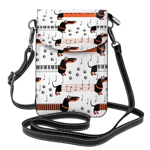 Sacoche téléphone teckel originale pour offrir un cadeau femme utile