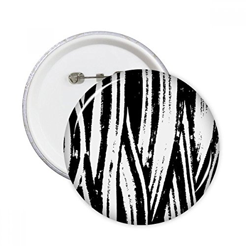 Badge bouton texture ronde brushwork en lot de 5 pour customiser vos vêtements