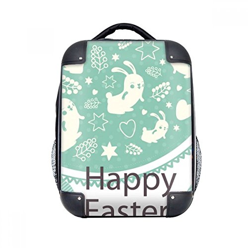 Sac à dos 15" lapin de Pâques vert pour sorties et pique-niques