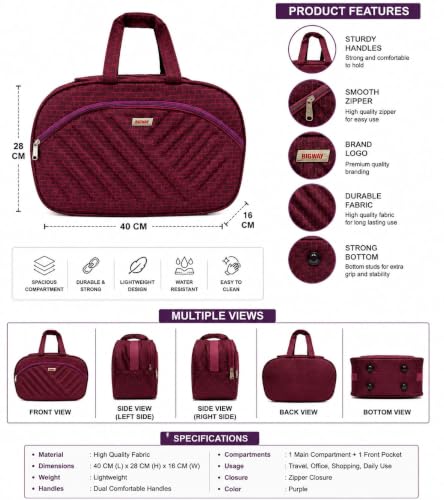 Image of Premium Travel Duffle Bag, Luggage Bag, 90 L Capacity Bag, Red