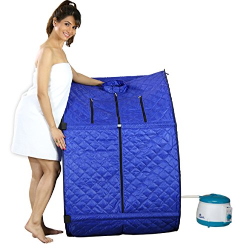 Kawachi Portable Steam Sauna Bath Panchkarma Swedan Machine for Health and Beauty Spa at Home Blue
