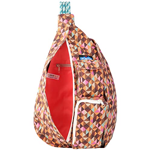 Image of KAVU Rope Bag - Sling Pack for Hiking, Camping, and Commuting - Jumble Dash