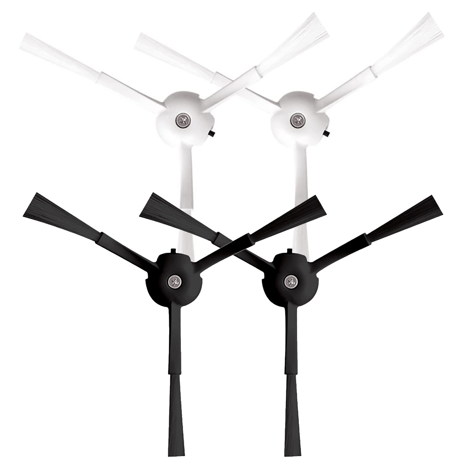 HUAYUWA Ersatz-Seitenbürsten & Lappen Set Für Roborock T8 – 4x Seitenbürsten + 4x Waschbare Mikrofasertücher